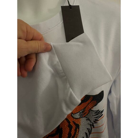 Left  Point Rhinestone Tiger - Picture 3 of 7